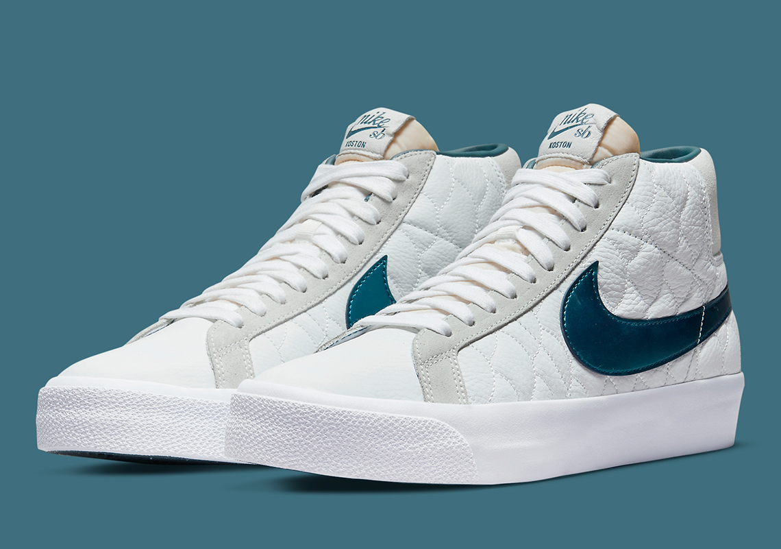 Eric Koston x Nike SB Blazer Mid Features A Quilted Leather Upper