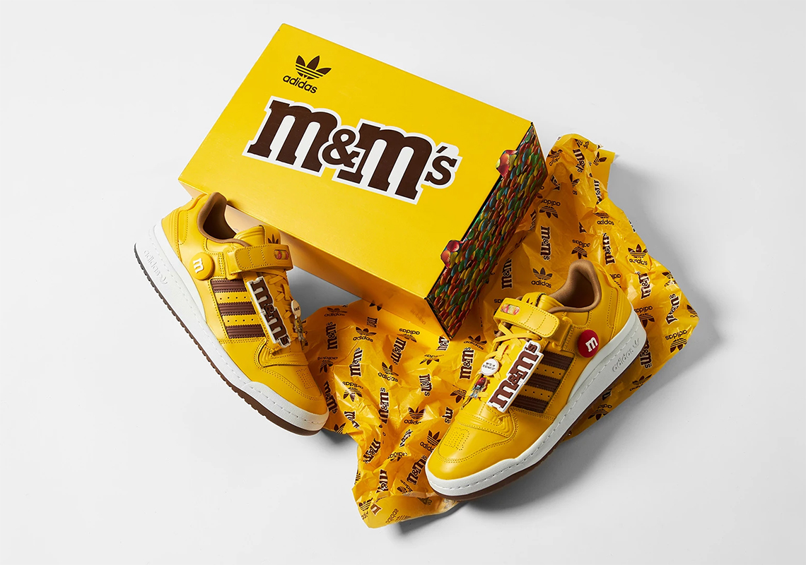 Where To Buy The M&M x adidas Forum Low "Yellow"