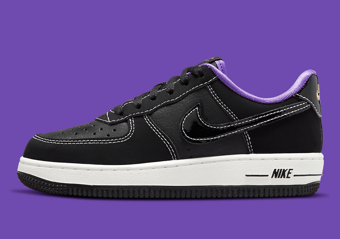 Nike Air Force 1 Black Purple Dq0301 001 0