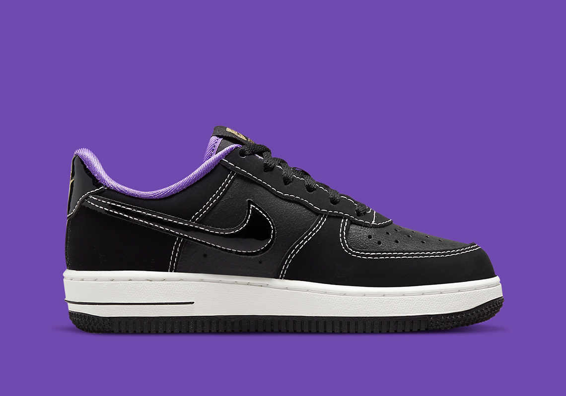 Nike Air Force 1 Black Purple Dq0301 001 2