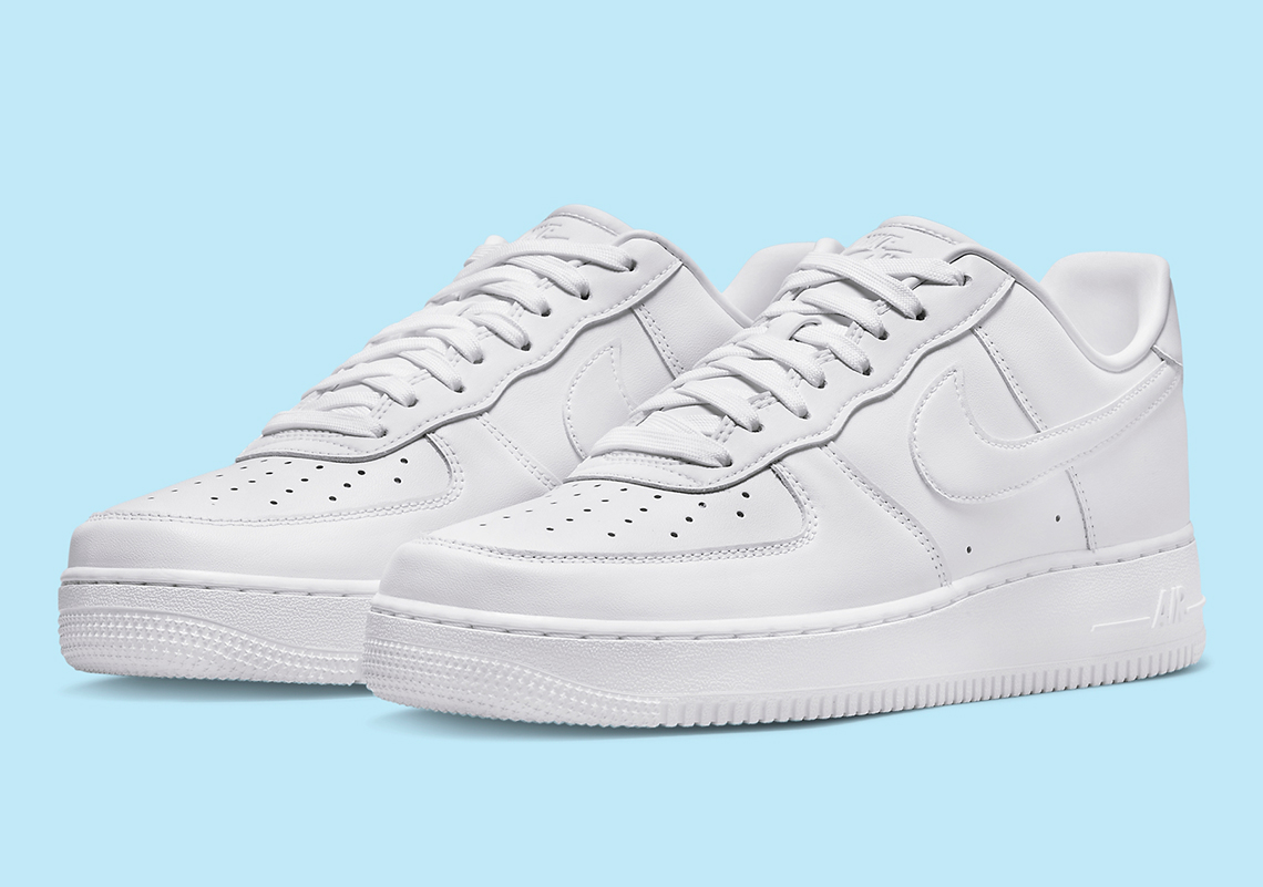 Nike Debuts The Air Force 1 "Fresh" In A Triple White Colorway