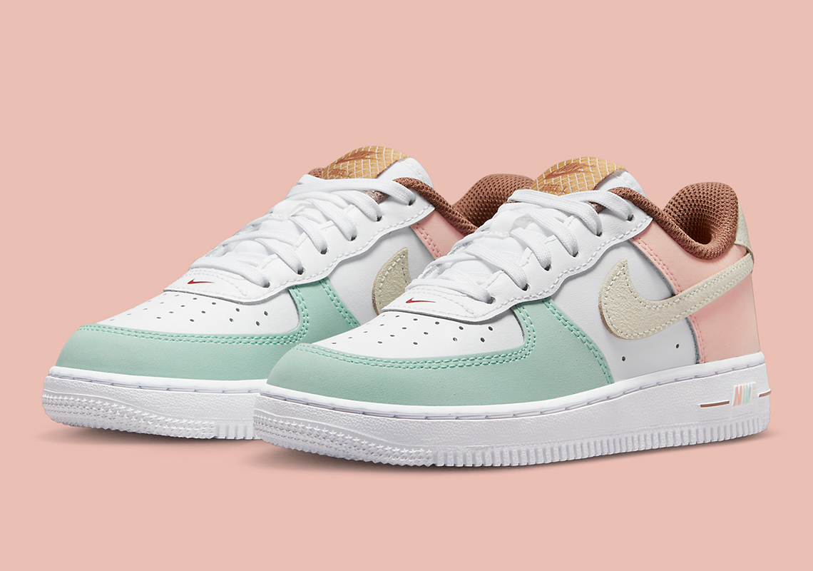 The Nike Air Force 1 Prepares An Ice Cream-Inspired Colorway For The Kids