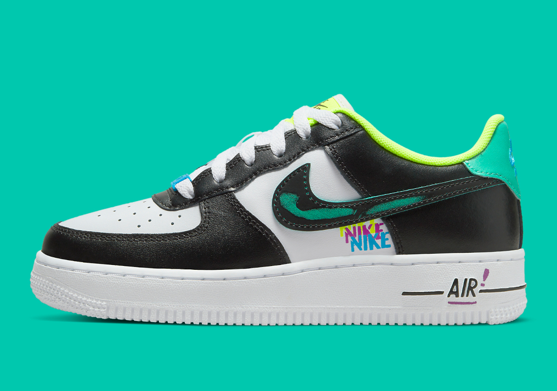 The Latest Kid's Nike Air Force 1 Low Appears With Graffiti-Inspired Details