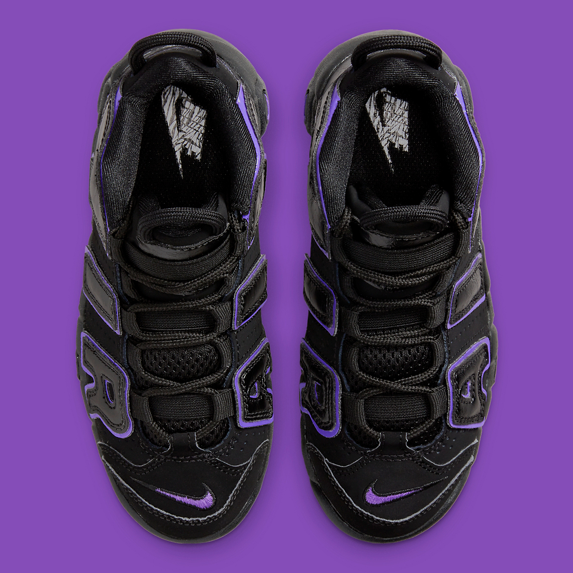 Nike Air More Uptempo Black Purple Dx5955 001 3