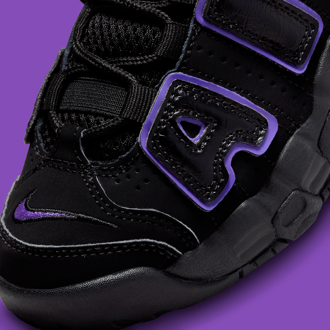 Nike Air More Uptempo Black Purple Dx5955 001 7