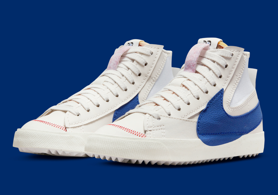 Royal Blue Animates The Nike Blazer Mid '77 Jumbo