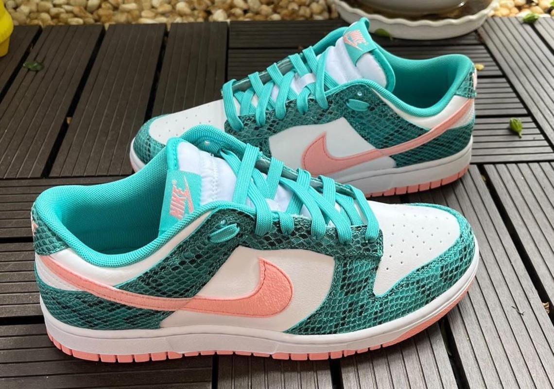 A South Beach-Friendly Nike Dunk Low “Snakeskin” Is On The Way