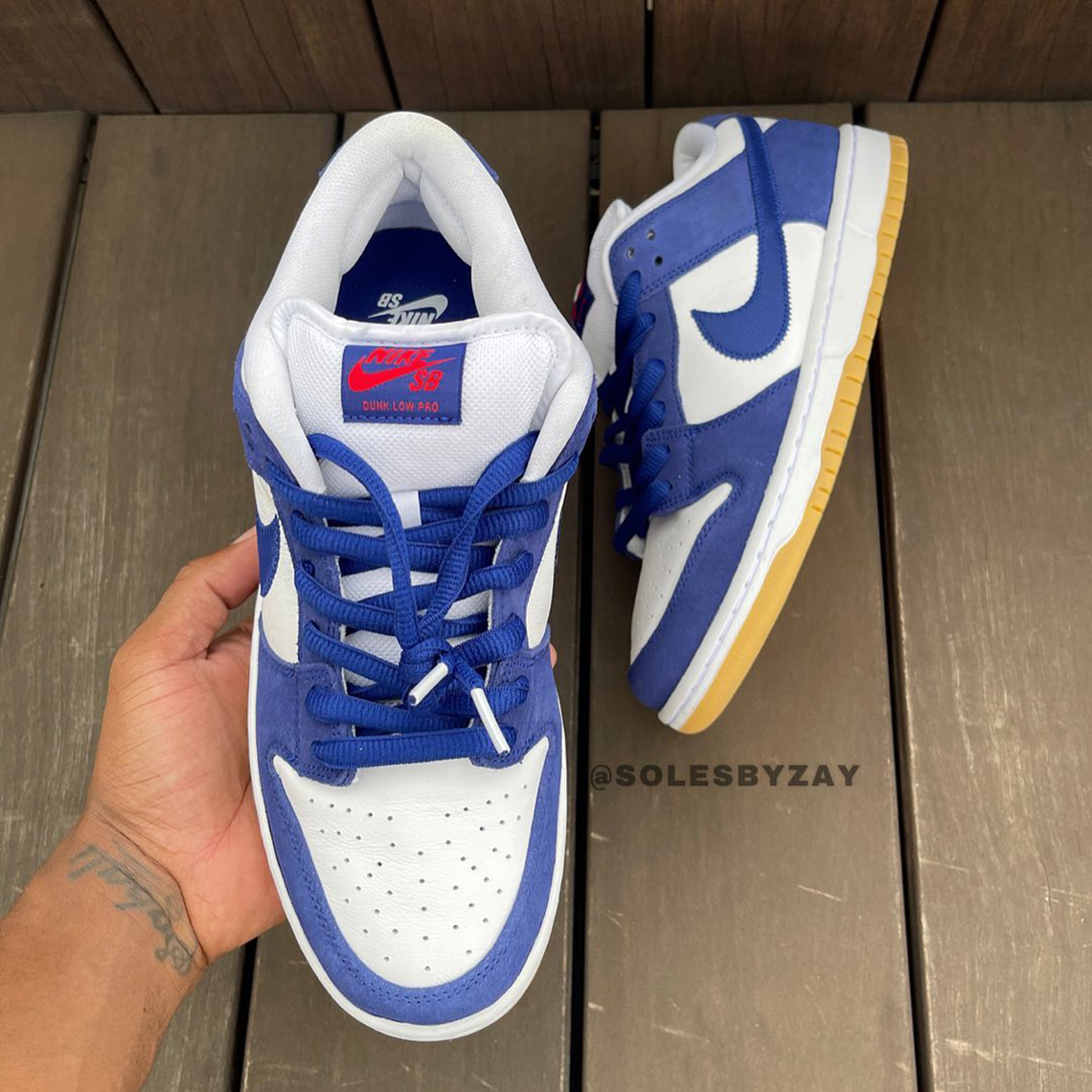 Nike Sb Dunk Low La Dodgers 1