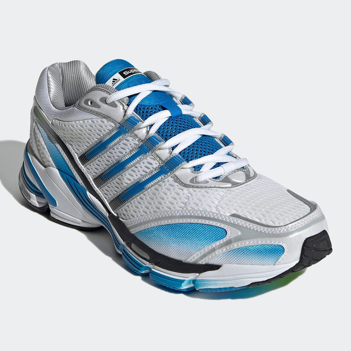 Adidas Supernova Cushion 7 Cloud White Blue Rush Semi Solar Green Gy5241 4