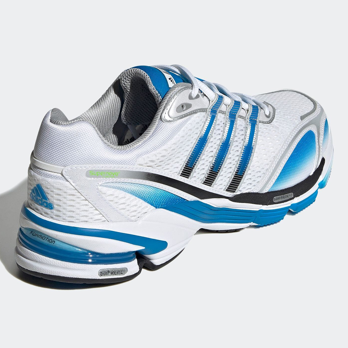 Adidas Supernova Cushion 7 Cloud White Blue Rush Semi Solar Green Gy5241 5