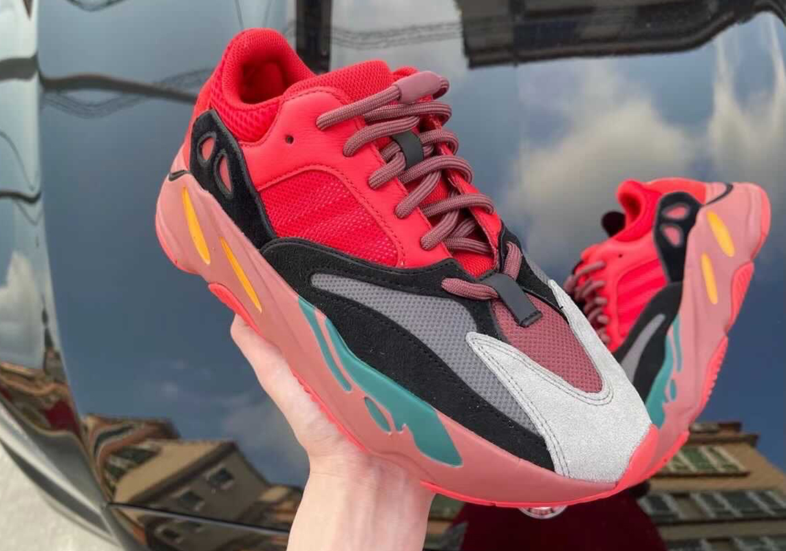 Adidas Yeezy Boost 700 Hi Res Red 1