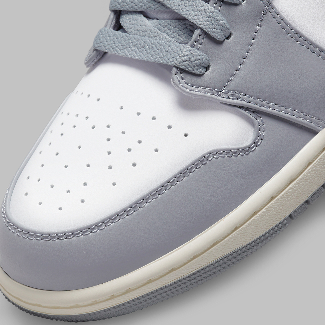 Air Jordan 1 Low Grey Sail 553558 053 6