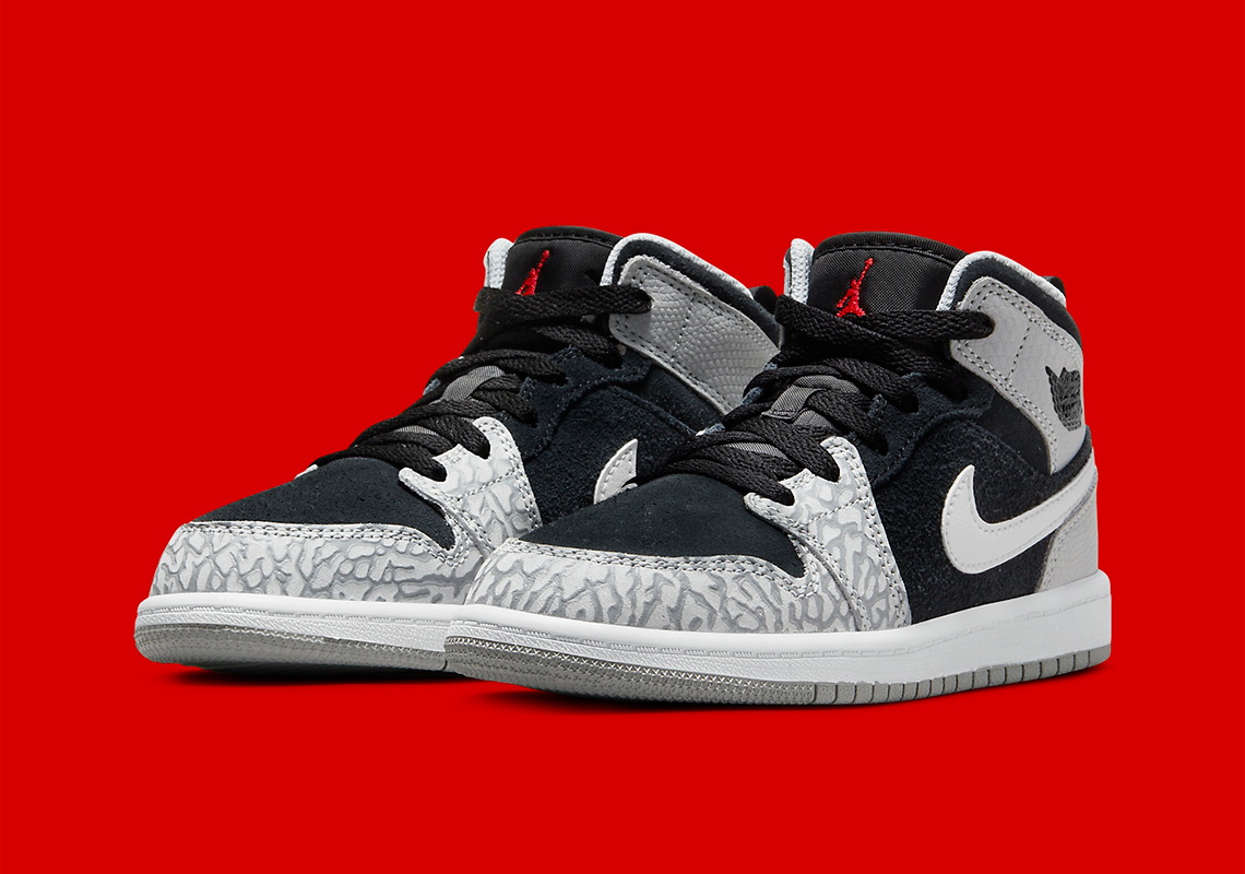 Air Jordan 1 Mid Elephant Print Ps Dm6215 016 1