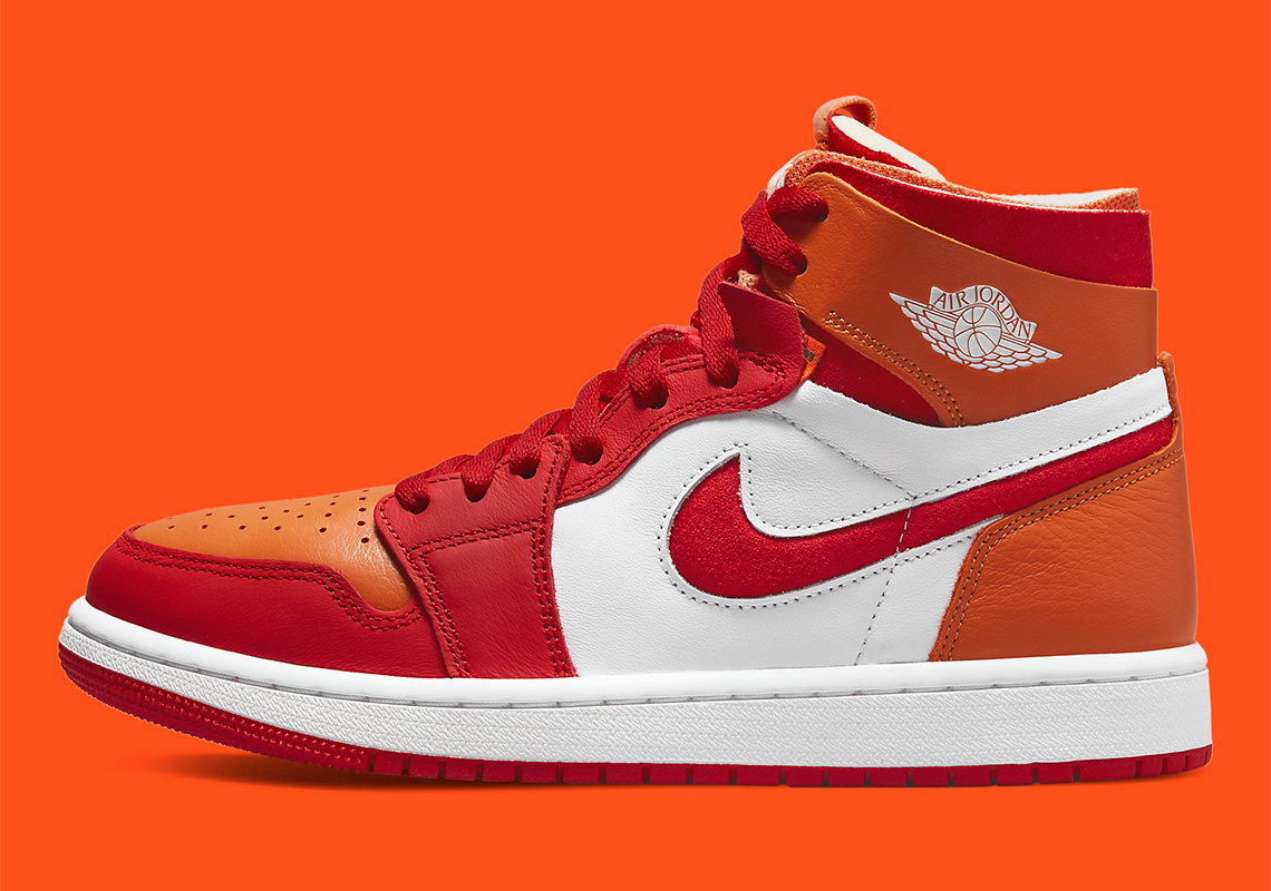 Air Jordan 1 Zoom CMFT Combines Fire Red And Hot Curry