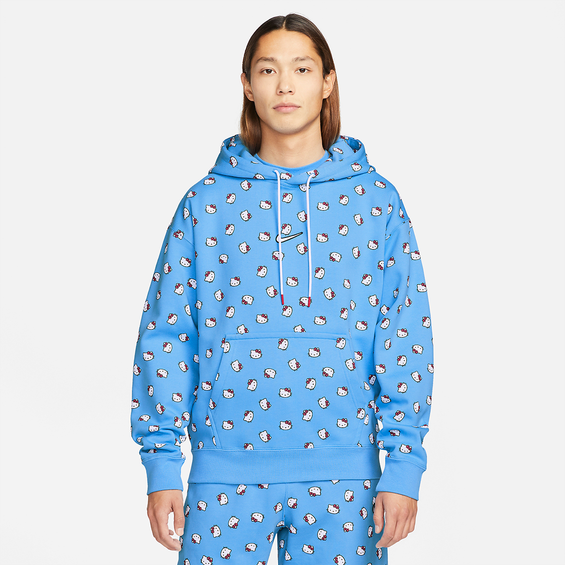 Hello Kitty Nike Blue Hoodie 1