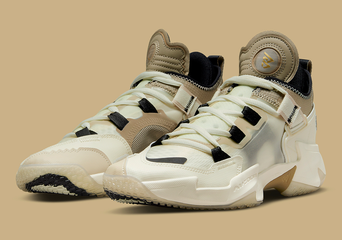 Russell Westbrook's Jordan Why Not .5 Appears In A Sandy Gold Trim