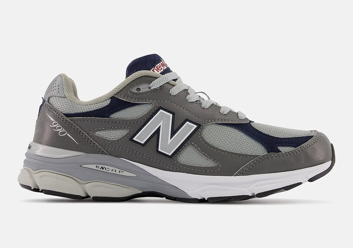 New Balance 990v3 M990gj3 Grey Navy Release Date 1