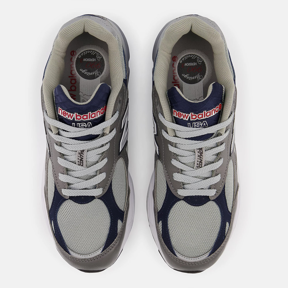 New Balance 990v3 M990gj3 Grey Navy Release Date 3