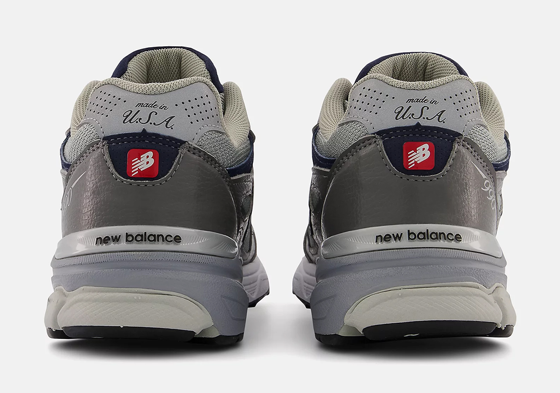 New Balance 990v3 M990gj3 Grey Navy Release Date 6