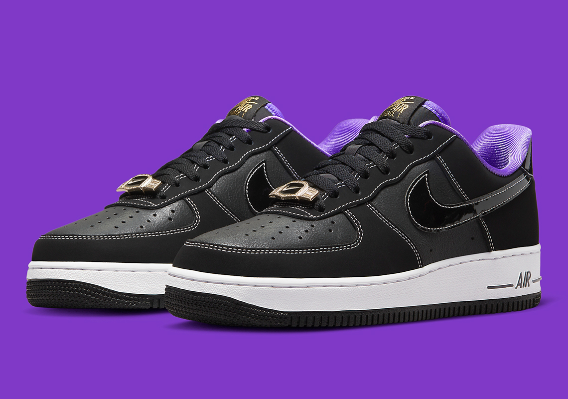 Nike Dresses This Air Force 1 "World Champions" With Lakers Colors