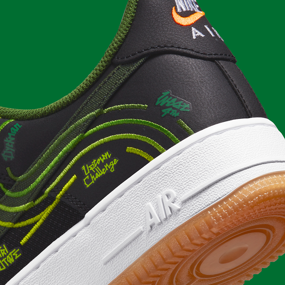 Nike Air Force 1 Low Ny Vs Ny Black Carbon Green Treeline Dv2123 001 5