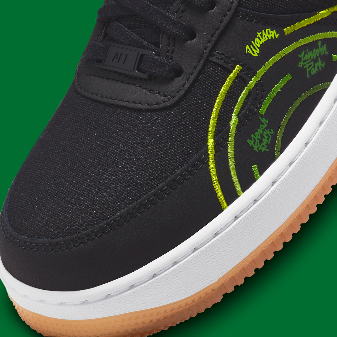 Nike Air Force 1 Low Ny Vs Ny Black Carbon Green Treeline Dv2123 001 7