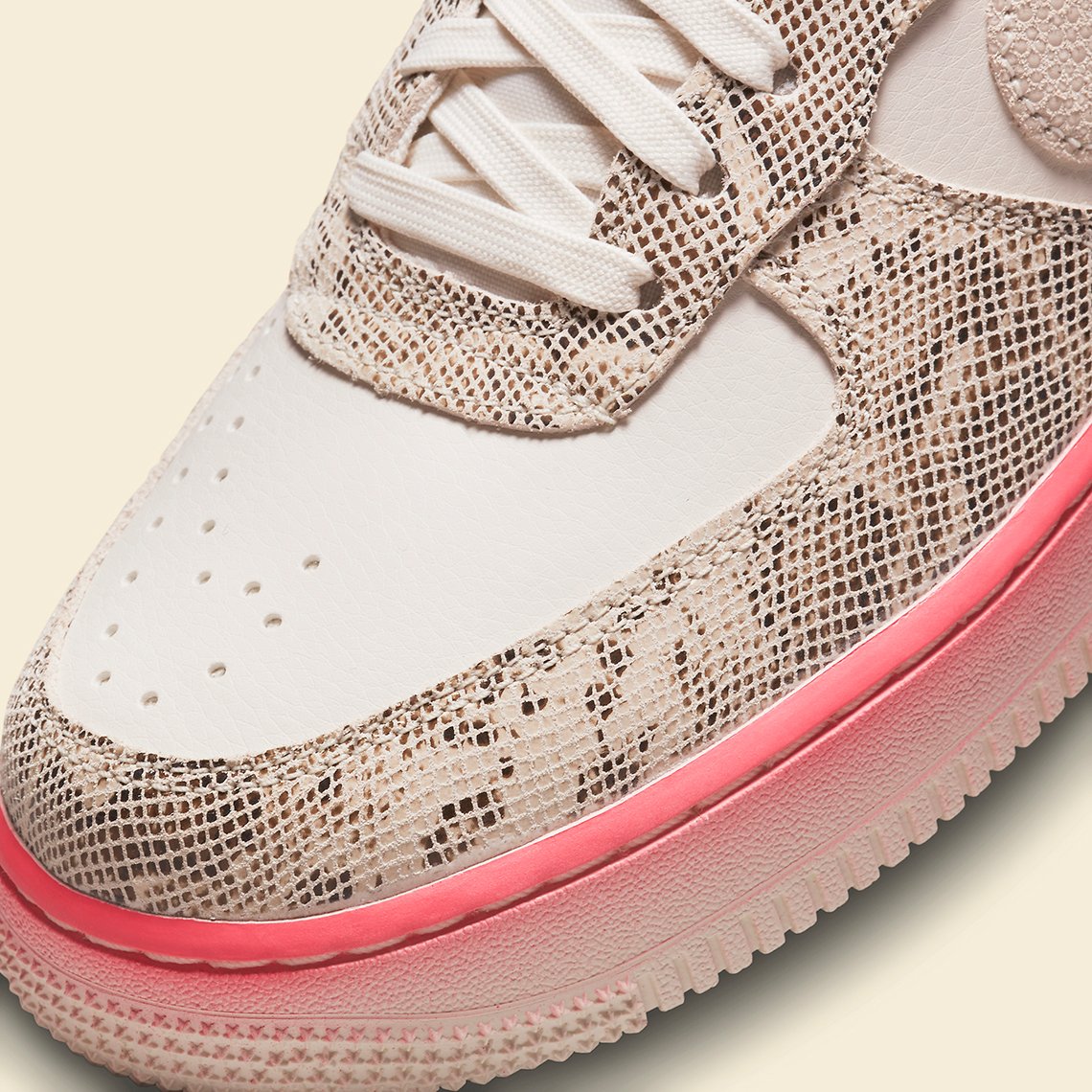 Nike Air Force 1 Low Snakeskin Phantom Sail Pink Nebula Dv1031 030 4