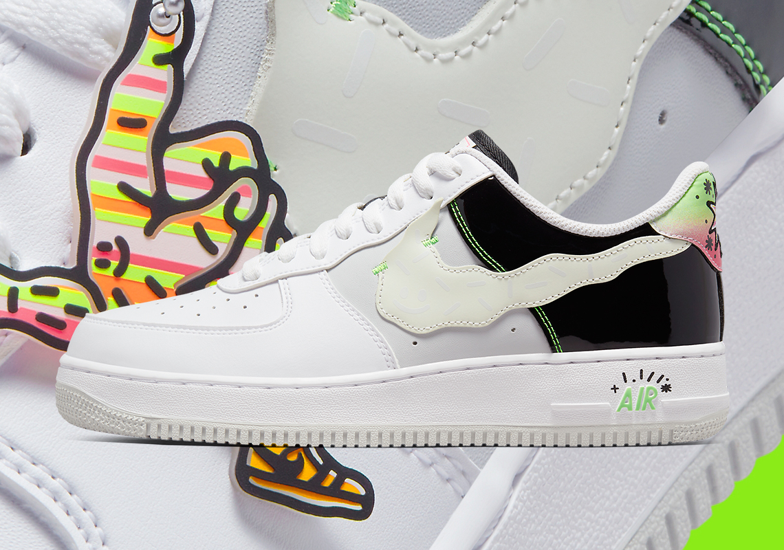 Funky Illustrations Appear On The Nike Air Force 1 Low