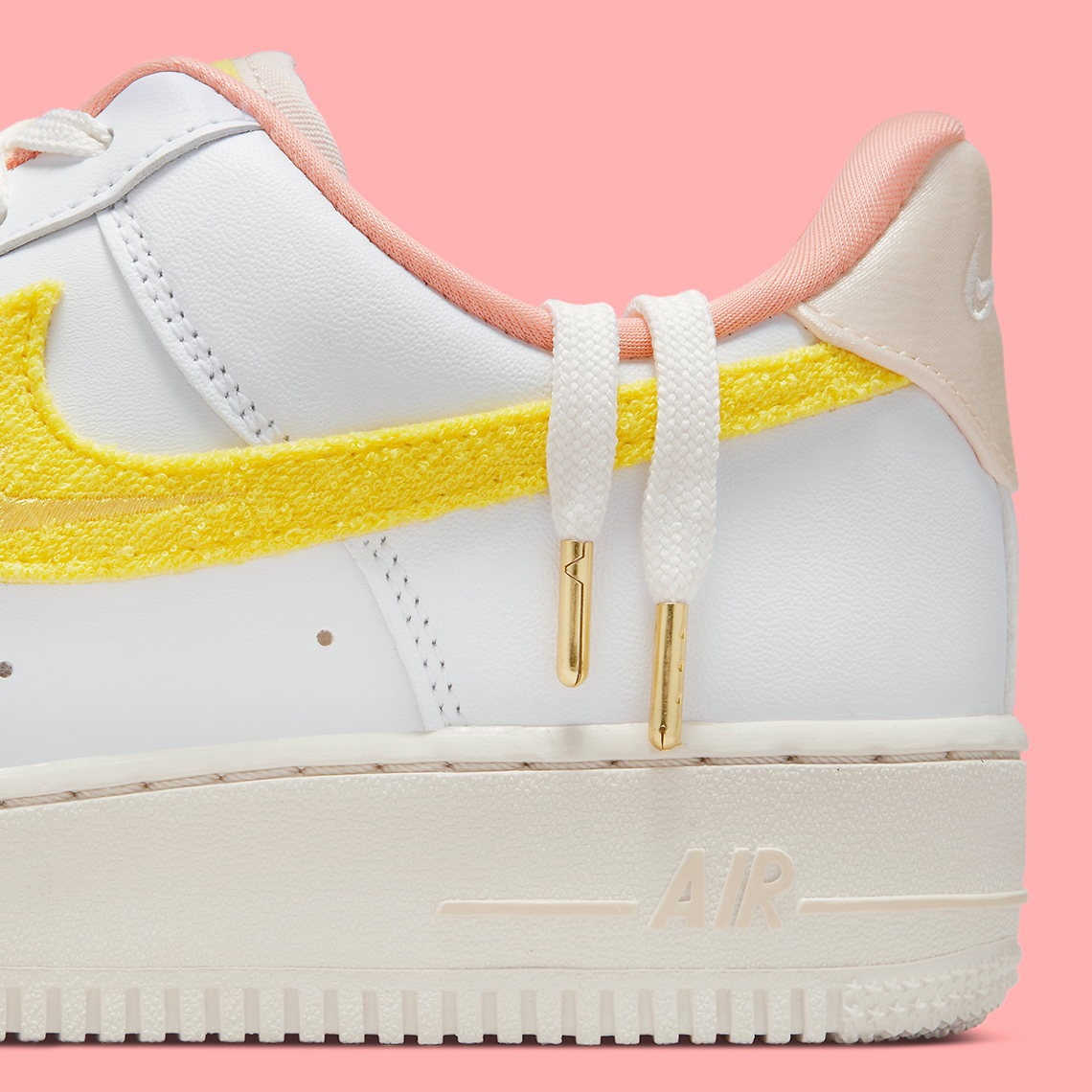 Nike Air Force 1 Low White Yellow Strike Phantom Pearl White Dv2183 100 3