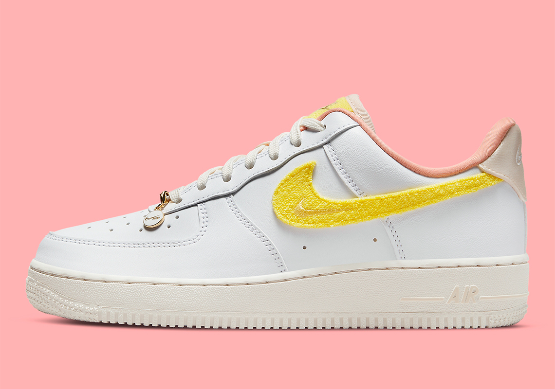 Nike Air Force 1 Low White Yellow Strike Phantom Pearl White Dv2183 100 8