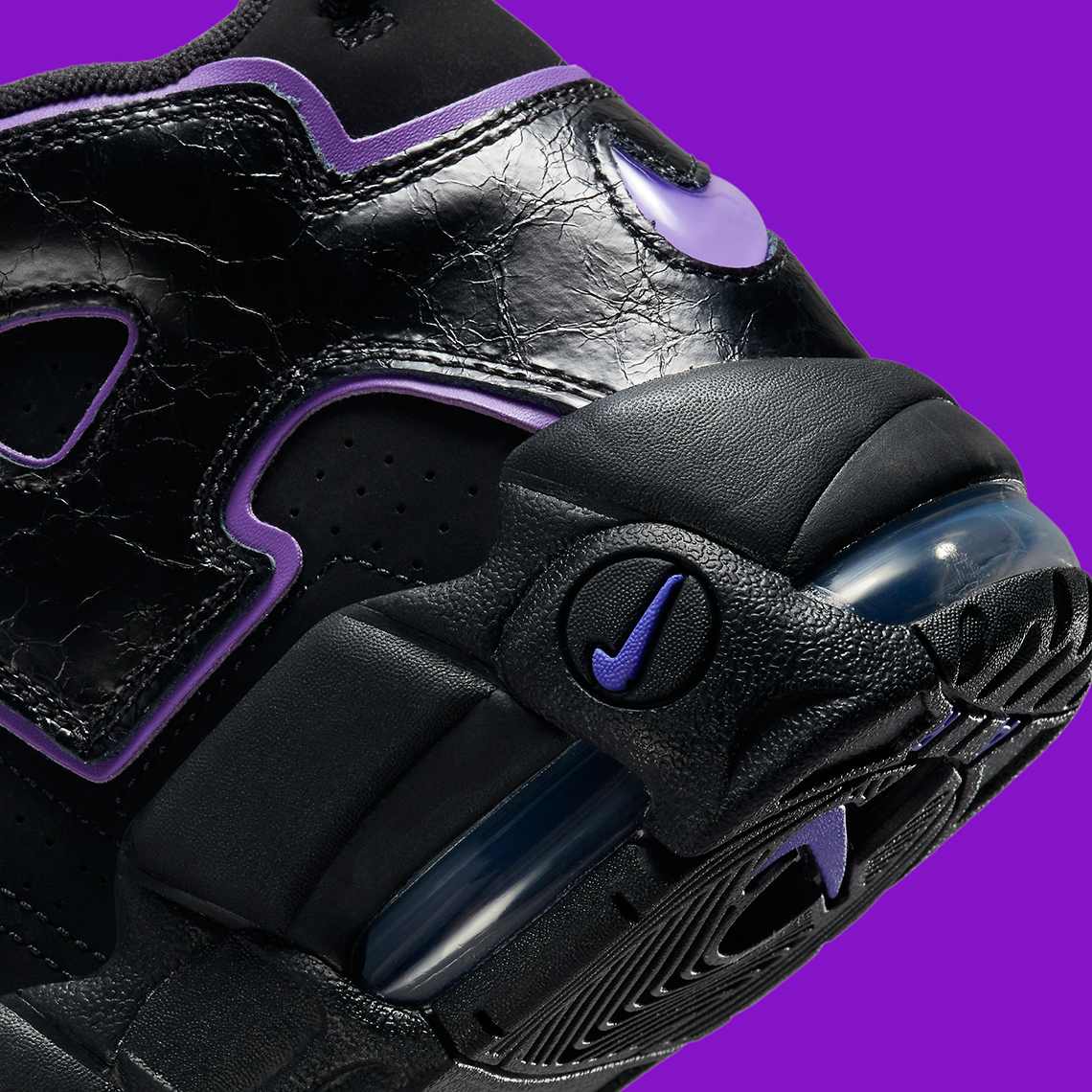 Nike Air More Uptempo Black Purple Dv1879 001 5