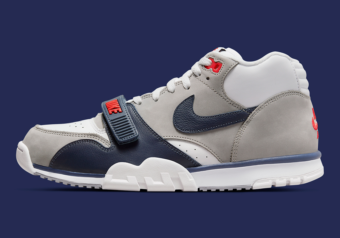 Nike Air Trainer 1 White Grey Navy Red Dm0521 101 6