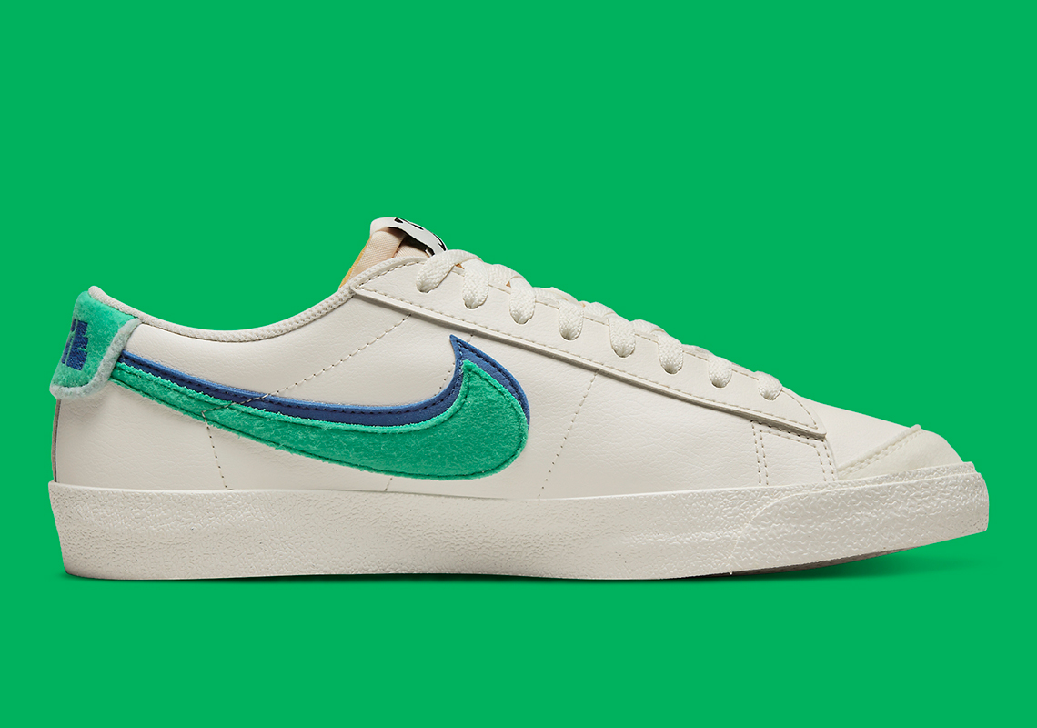 Nike Blazer Low 77 Double Swoosh Green Blue Do9777 001 1