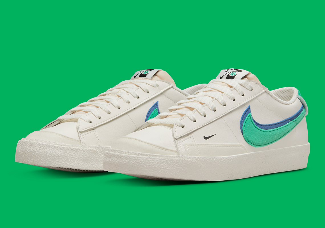 Nike Blazer Low 77 Double Swoosh Green Blue Do9777 001 7