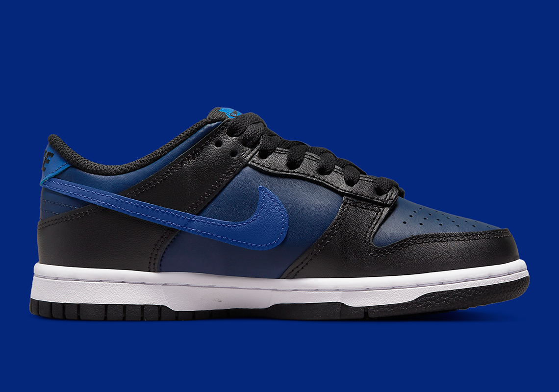 Nike Dunk Low Gs Black Navy Blue Dh9765 402 2