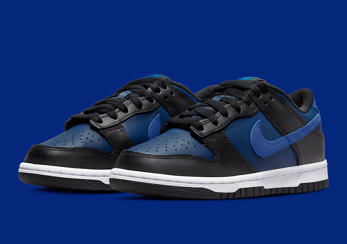 Black And Navy Blue Emerge On The Nike Dunk Low