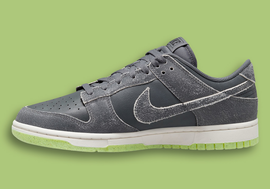 Nike Dunk Low Iron Grey Phantom Scream Green Dq7681 001 2