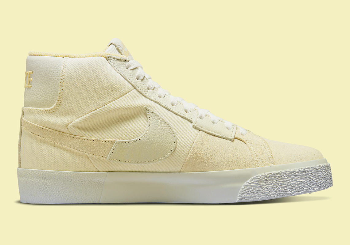 Nike Sb Blazer Mid Edge Yellow Dr9087 700 4