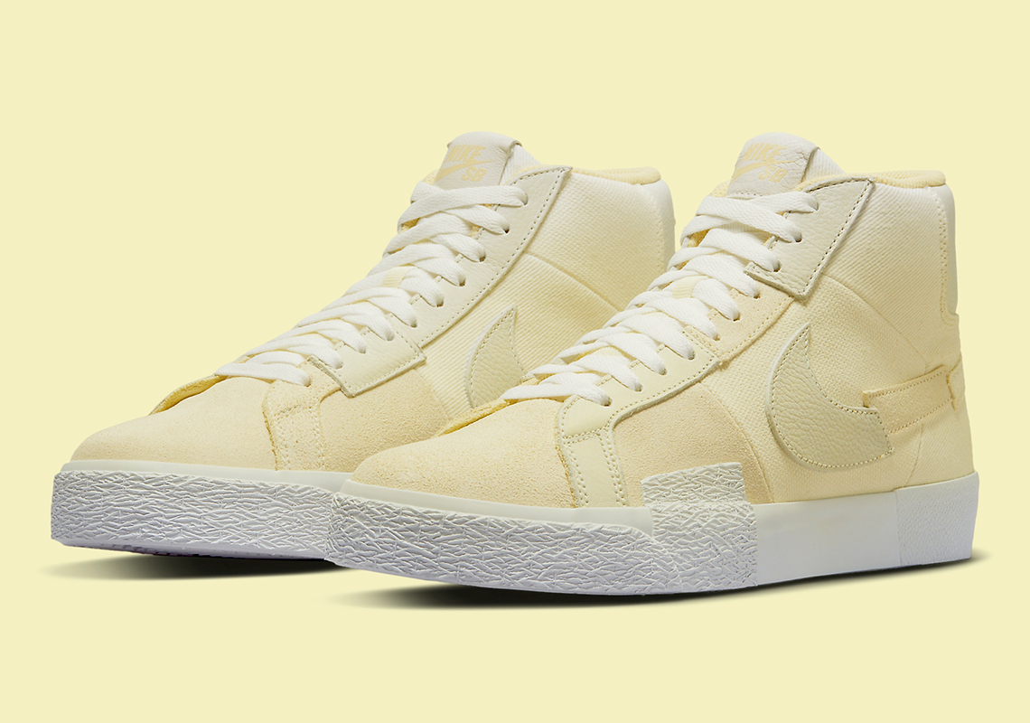 The Nike SB Blazer Mid Edge Goes Monochromatic Yellow