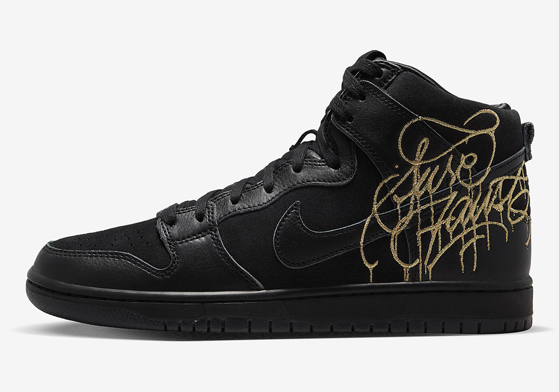 Renowned Graffiti Artist FAUST Vandalizes The Nike SB Dunk High For Upcoming Collab