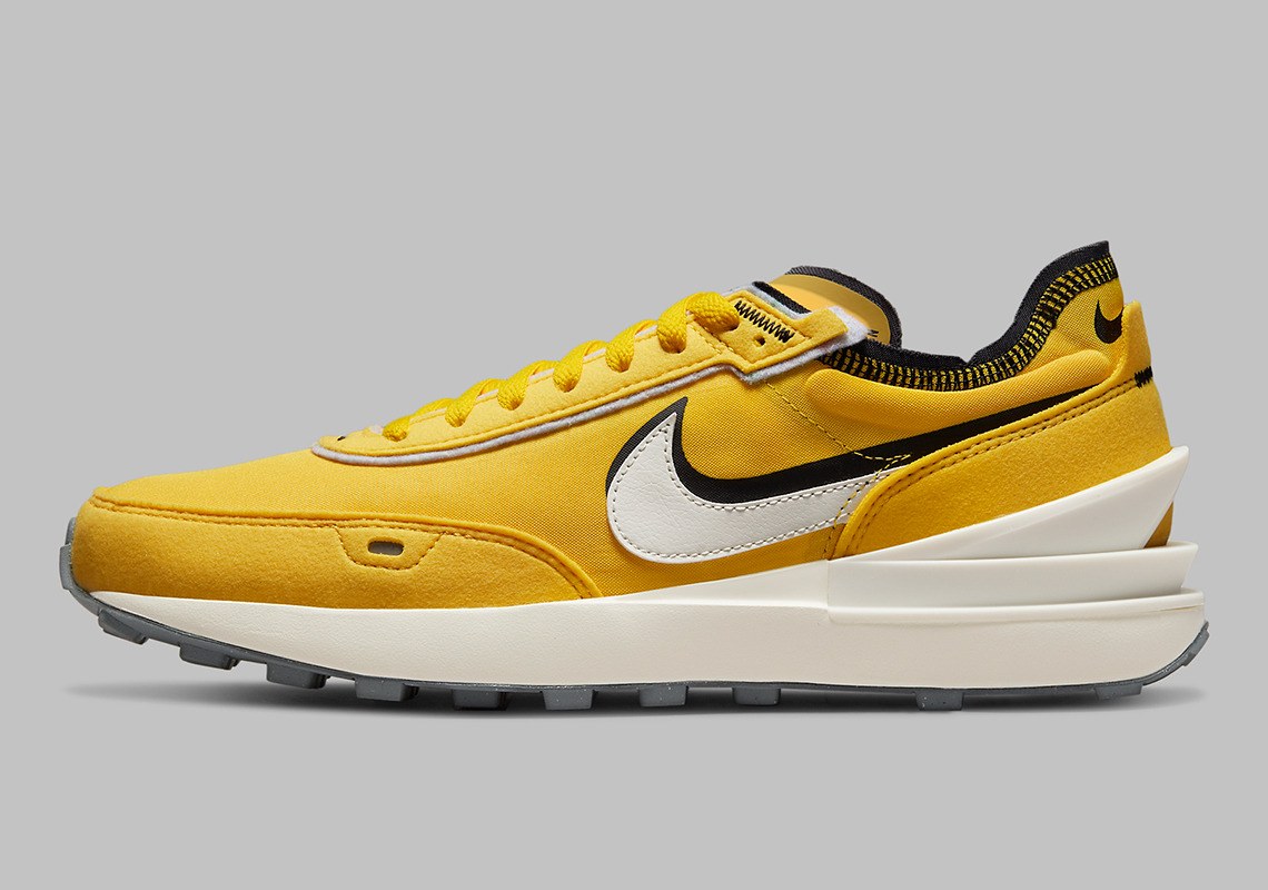 Nike's Double-Swooshed Waffle One Appears In Bright Yellow