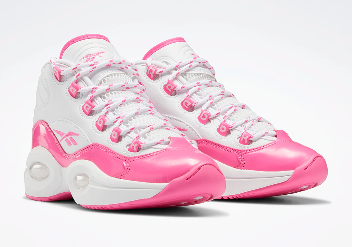 Reebok Question Mid Gs Pink White Gw1511 Release Date 2