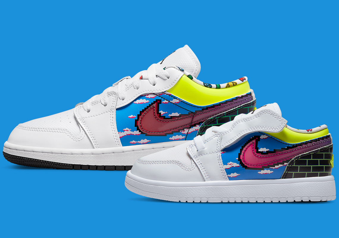 The Jumpman Pays Homage To Old School Gaming With Newest Kids Air Jordan 1 Low