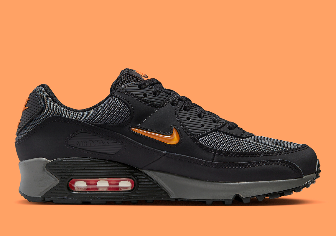 Nike Air Max 90 Black Orange Dx2656 001 1