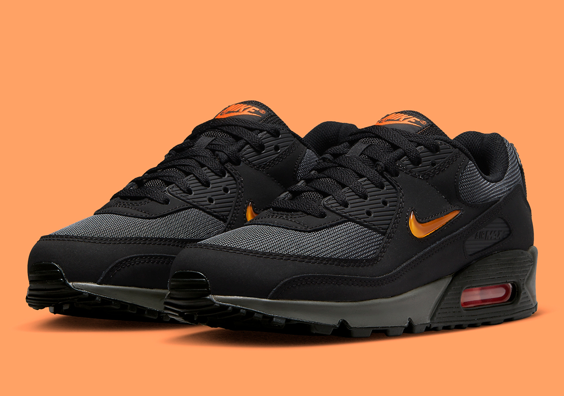 Nike Air Max 90 Black Orange Dx2656 001 4