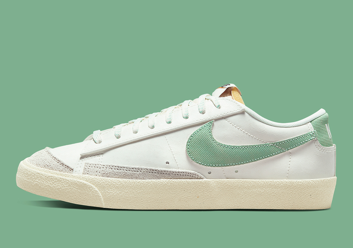 Jade Canvas Accents The Nike Blazer Low "Certified Fresh"