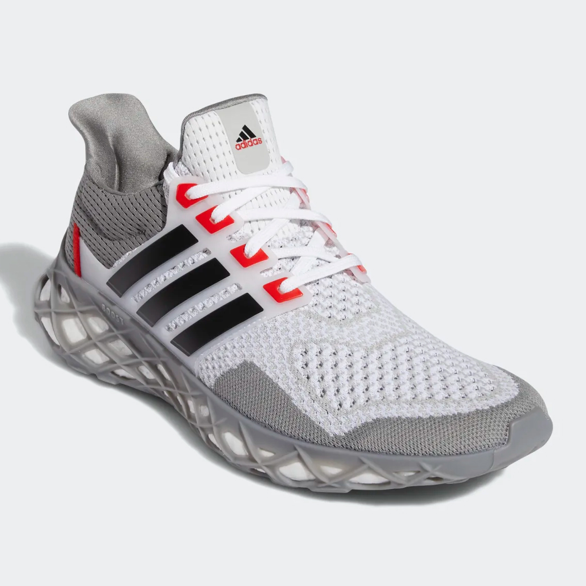 Adidas Ultraboost Web Dna Grey One Vivid Red Gz1592 6