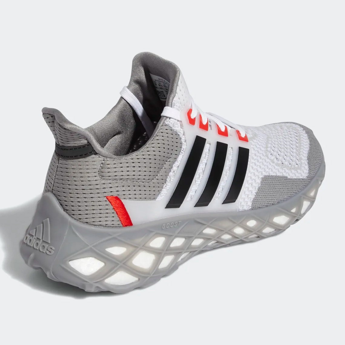 Adidas Ultraboost Web Dna Grey One Vivid Red Gz1592 8