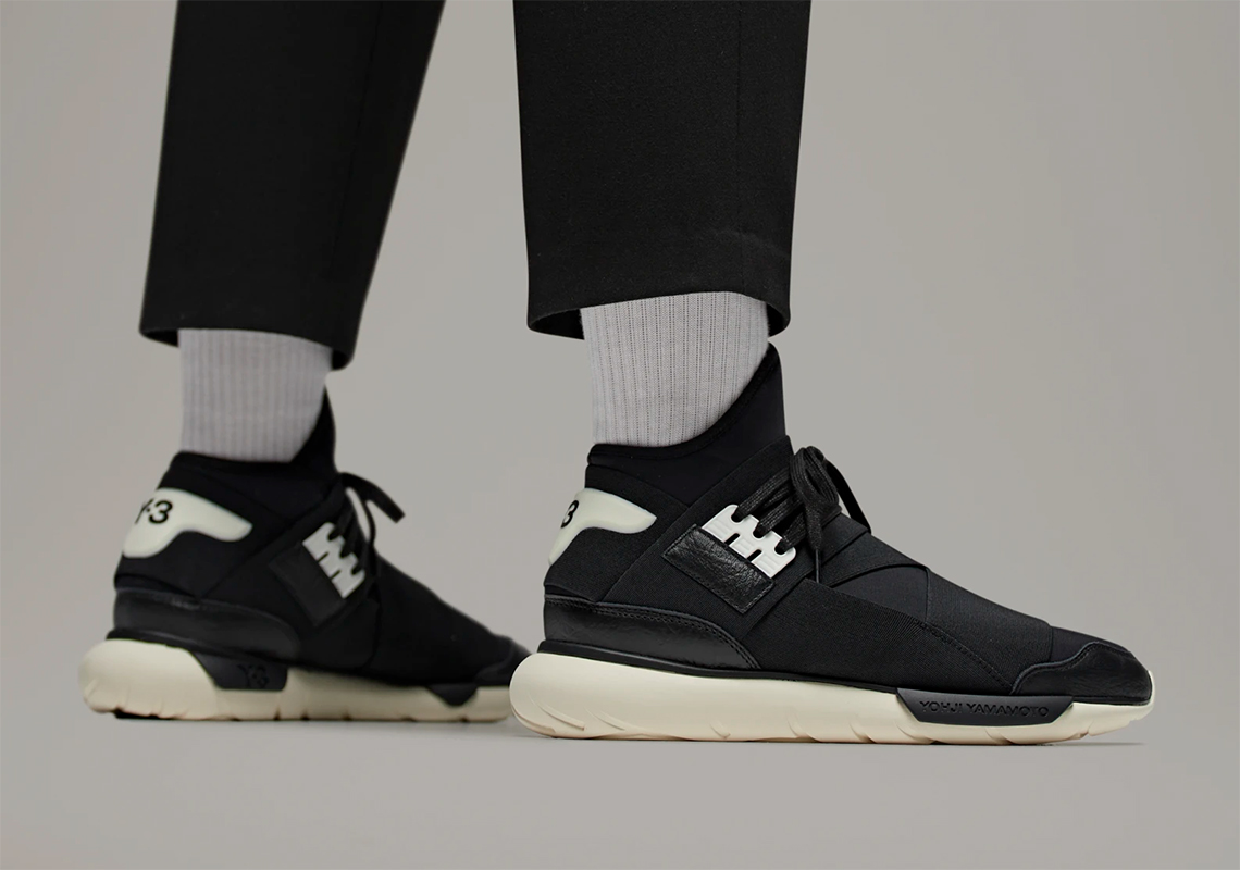 Adidas Y 3 Qasa High Black White B35673 Release Date 6