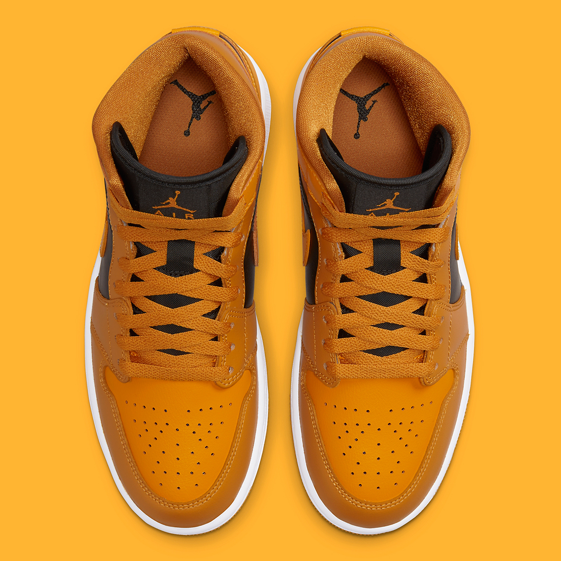 Air Jordan 1 Mid Womens University Gold Bq6472 700 3